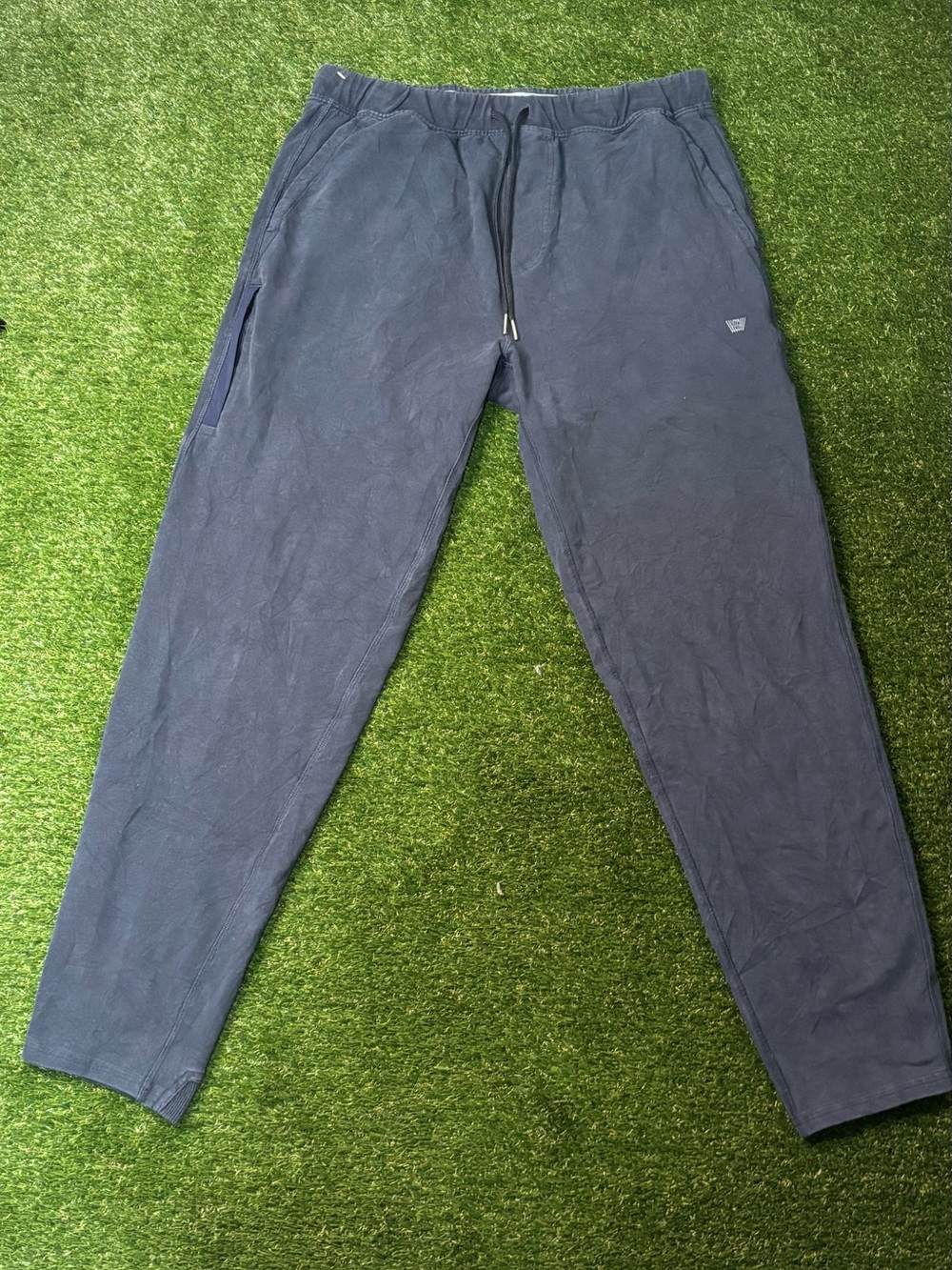 Men's Slim-Fit Drawstring Joggers in Navy